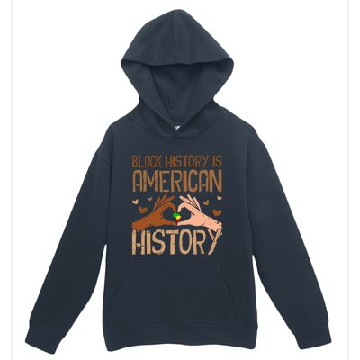 Black History Is American History African PrideJuneteenth Urban Pullover Hoodie