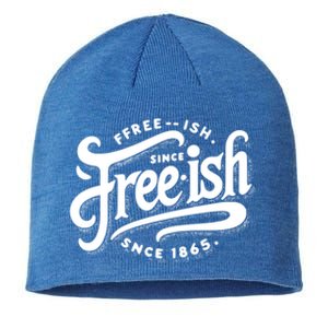 Black History Junenth Freedom Ecipation Freeish Humor Cool Gift Sustainable Beanie