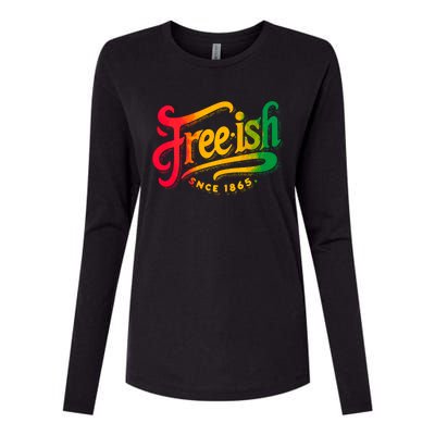 Black History Junenth Freedom Ecipation Freeish Great Gift Womens Cotton Relaxed Long Sleeve T-Shirt