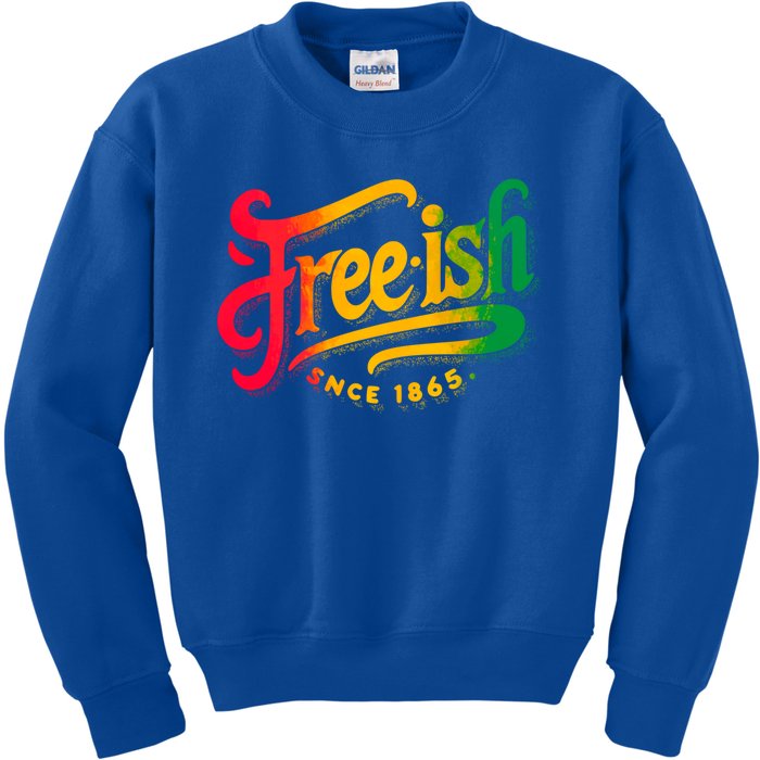 Black History Junenth Freedom Ecipation Freeish Great Gift Kids Sweatshirt