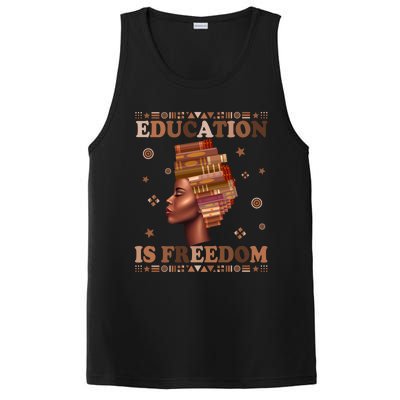 Black History Juneteenth Education Is Freedom Teacher Gift PosiCharge Competitor Tank