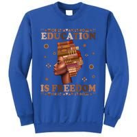 Black History Juneteenth Education Is Freedom Teacher Gift Sweatshirt