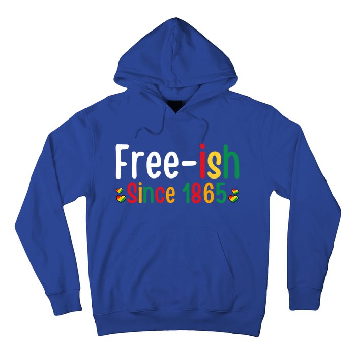 Black History Junenth Freedom Ecipation Freeish 1865 Cute Gift Hoodie