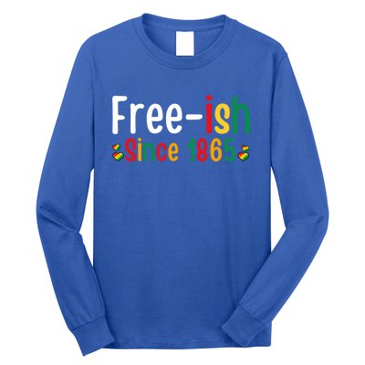 Black History Junenth Freedom Ecipation Freeish 1865 Cute Gift Long Sleeve Shirt