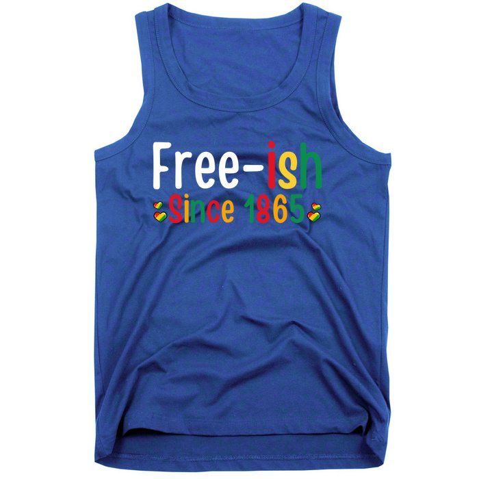 Black History Junenth Freedom Ecipation Freeish 1865 Cute Gift Tank Top