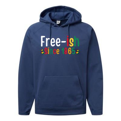 Black History Junenth Freedom Ecipation Freeish 1865 Cute Gift Performance Fleece Hoodie