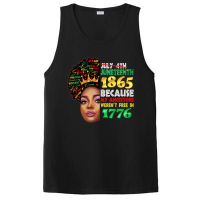 Black History Juneteenth 1865 African American Melanin Gift PosiCharge Competitor Tank