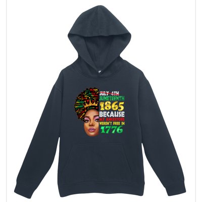 Black History Juneteenth 1865 African American Melanin Gift Urban Pullover Hoodie