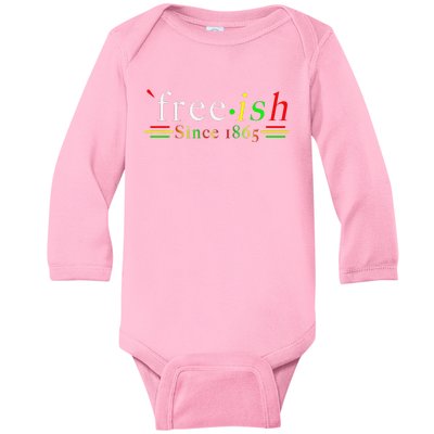 Black History Juneteenth Freedom Emancipation Freeish Baby Long Sleeve Bodysuit