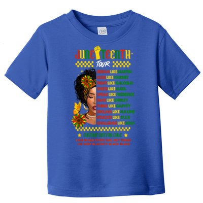 Black History Juneteenth 1865 Dream Like Leader Gift Toddler T-Shirt