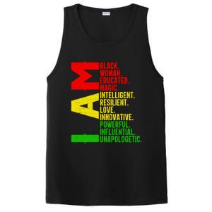 Black History Juneteenth I Am Black Unapologetically Gift PosiCharge Competitor Tank