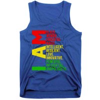 Black History Juneteenth I Am Black Unapologetically Gift Tank Top