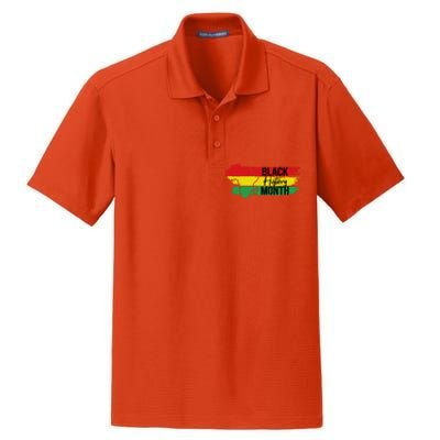 Black History Juneteenth Melanin Popping I Am Black History Cool Gift Dry Zone Grid Polo