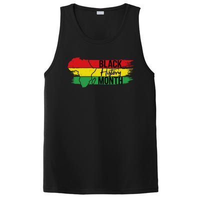 Black History Juneteenth Melanin Popping I Am Black History Cool Gift PosiCharge Competitor Tank