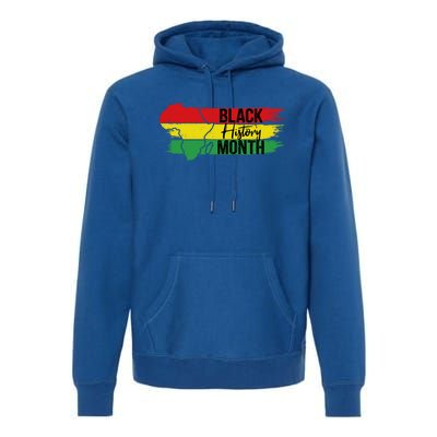 Black History Juneteenth Melanin Popping I Am Black History Cool Gift Premium Hoodie