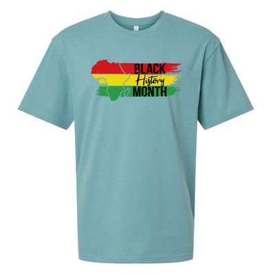 Black History Juneteenth Melanin Popping I Am Black History Cool Gift Sueded Cloud Jersey T-Shirt