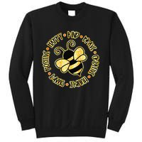 Bee Happy Kind Brave Humble Smart Positive Bumblebee Sweatshirt