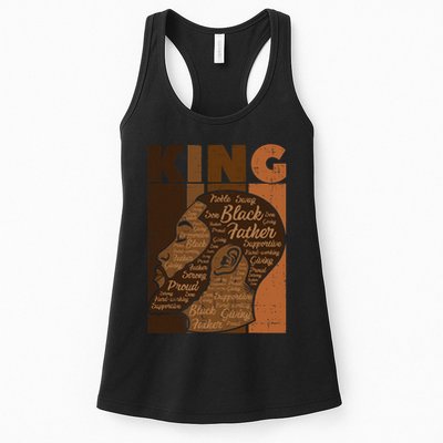 Black History King Father Melanin African American Dad Men Womens Tank Top