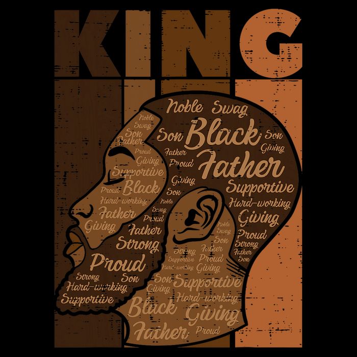 Black History King Father Melanin African American Dad Men Zip Tote Bag