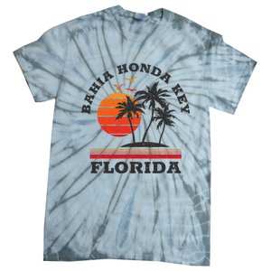 Bahia Honda Key Florida Retro Souvenir Gift Tie-Dye T-Shirt