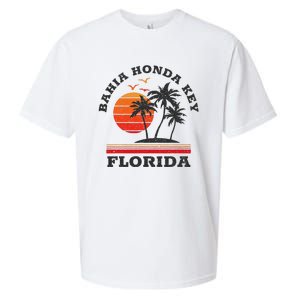 Bahia Honda Key Florida Retro Souvenir Gift Sueded Cloud Jersey T-Shirt