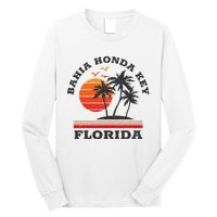 Bahia Honda Key Florida Retro Souvenir Gift Long Sleeve Shirt