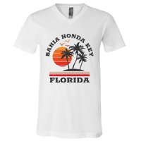 Bahia Honda Key Florida Retro Souvenir Gift V-Neck T-Shirt