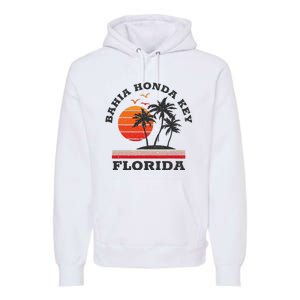 Bahia Honda Key Florida Retro Souvenir Gift Premium Hoodie