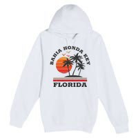 Bahia Honda Key Florida Retro Souvenir Gift Premium Pullover Hoodie