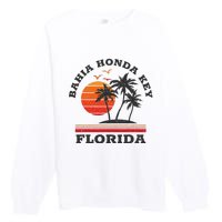 Bahia Honda Key Florida Retro Souvenir Gift Premium Crewneck Sweatshirt