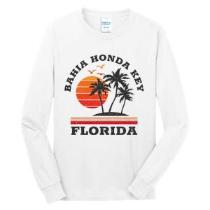 Bahia Honda Key Florida Retro Souvenir Gift Tall Long Sleeve T-Shirt