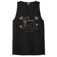 Bee Happy Kind Brave Humble Smart Positive Bumblebee PosiCharge Competitor Tank