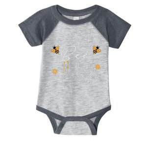 Bee Happy Kind Brave Humble Smart Positive Bumblebee Infant Baby Jersey Bodysuit