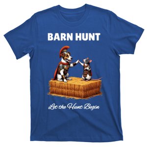 Barn Hunt Lover Cute Warrior Rat And Russell Terrier Dog Gift T-Shirt