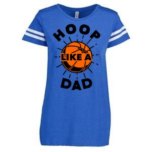 Basketball Hoop Like A Dad Enza Ladies Jersey Football T-Shirt