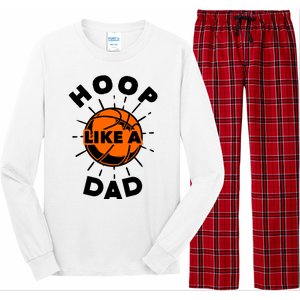 Basketball Hoop Like A Dad Long Sleeve Pajama Set