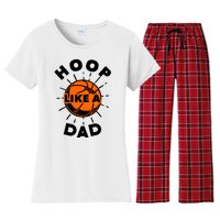 Basketball Hoop Like A Dad Women's Flannel Pajama Set