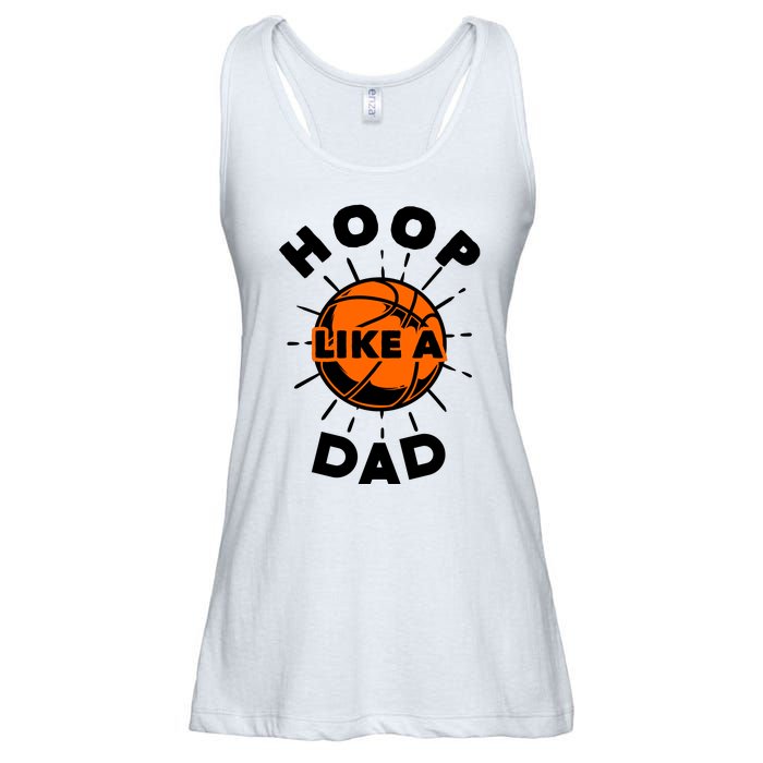 Basketball Hoop Like A Dad Ladies Essential Flowy Tank