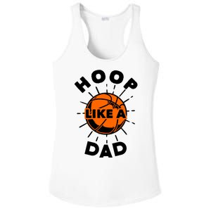 Basketball Hoop Like A Dad Ladies PosiCharge Competitor Racerback Tank