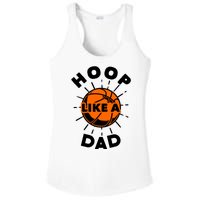 Basketball Hoop Like A Dad Ladies PosiCharge Competitor Racerback Tank