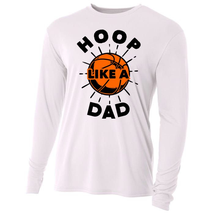 Basketball Hoop Like A Dad Cooling Performance Long Sleeve Crew