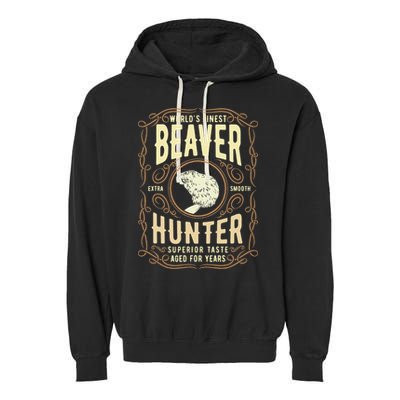 Beaver Hunting Label Worlds Finest Beaver Hunter Garment-Dyed Fleece Hoodie
