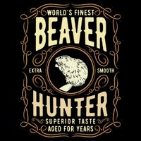 Beaver Hunting Label Worlds Finest Beaver Hunter Impact Tech Backpack