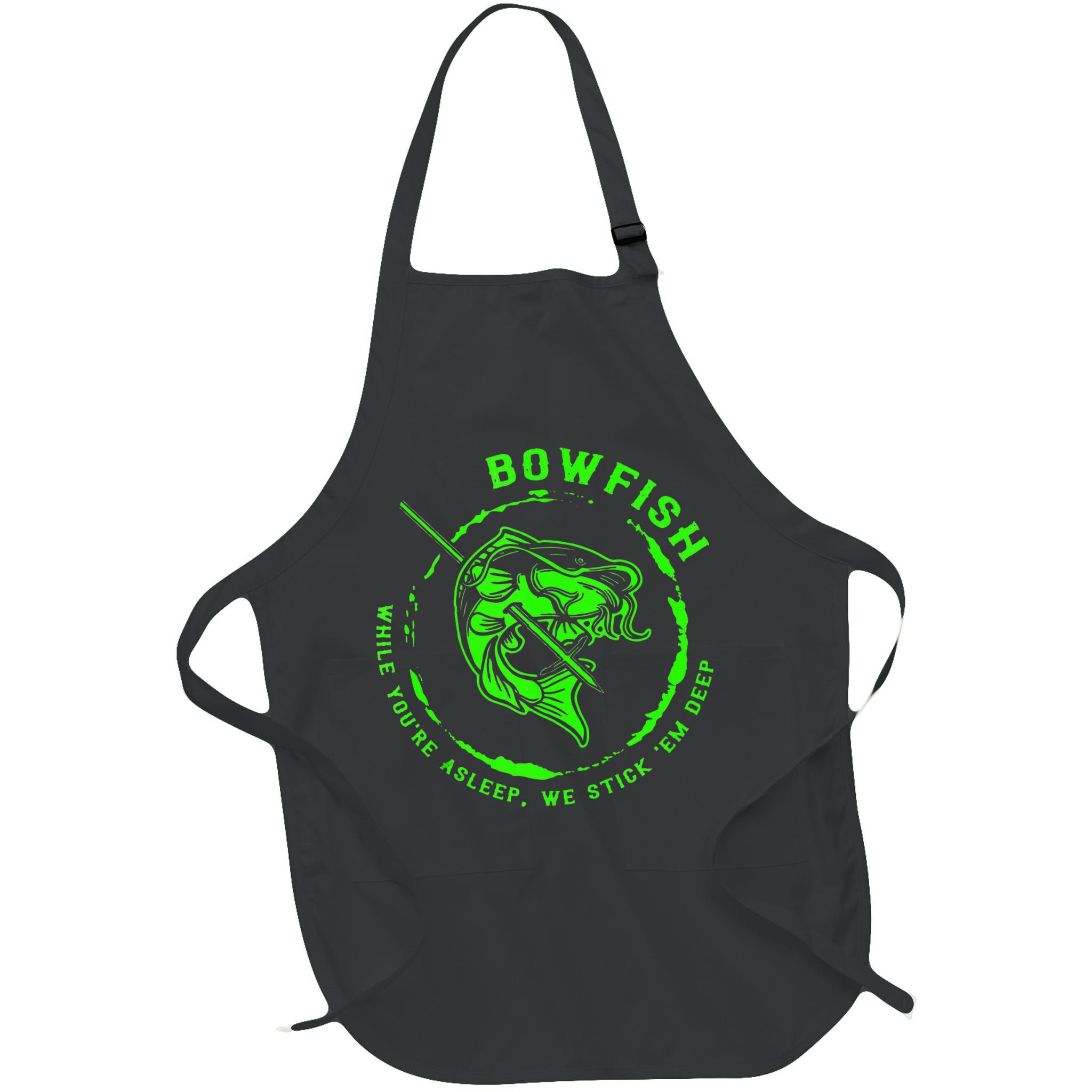 Bowfishing Hunting Lovers Funny Apron