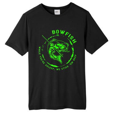 Bowfishing Hunting Lovers Funny Tall Fusion ChromaSoft Performance T-Shirt