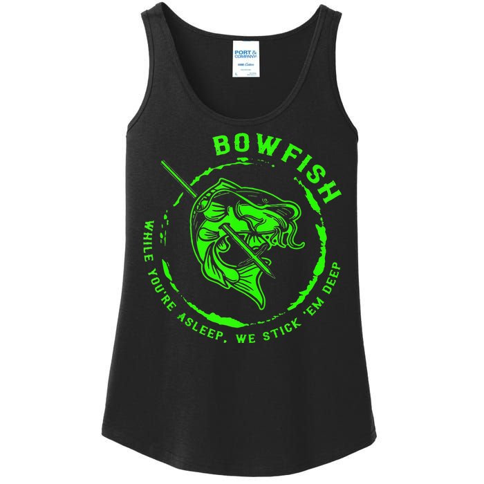 Bowfishing Hunting Lovers Funny Ladies Essential Tank