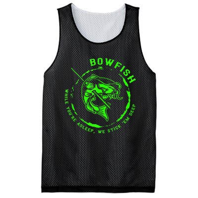 Bowfishing Hunting Lovers Funny Mesh Reversible Basketball Jersey Tank