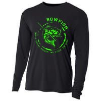 Bowfishing Hunting Lovers Funny Cooling Performance Long Sleeve Crew