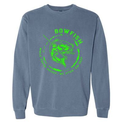 Bowfishing Hunting Lovers Funny Garment-Dyed Sweatshirt