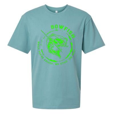 Bowfishing Hunting Lovers Funny Sueded Cloud Jersey T-Shirt